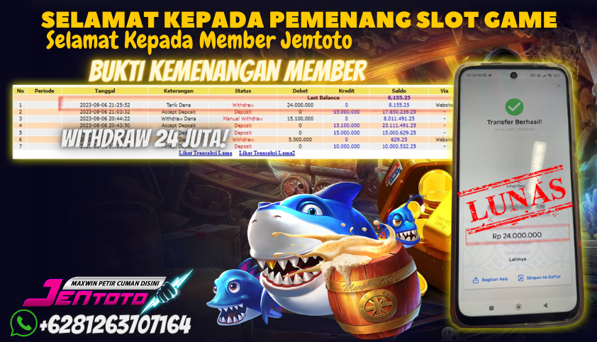 Bukti JP Slot Pragmatic Play Jentoto - Wild West Gold